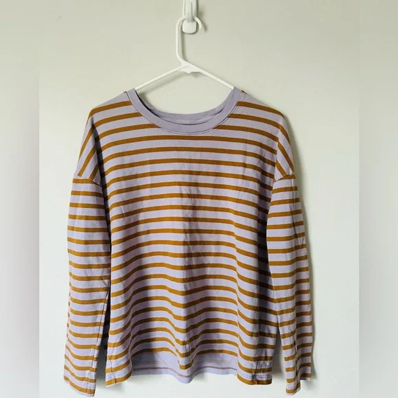 Madewell Stripe Long Sleeve Top - Picture 5 of 6